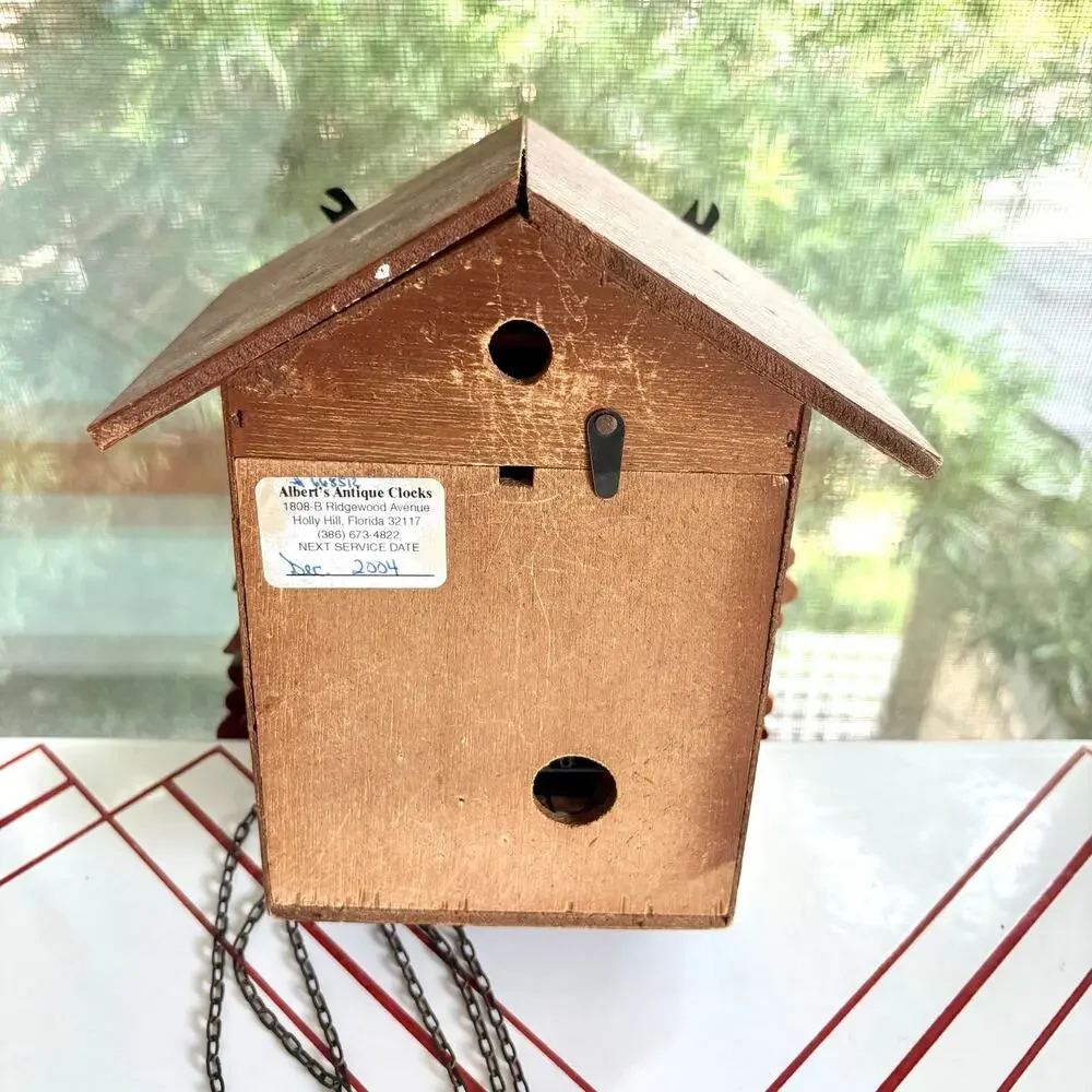 Vintage Lador Edelweiss 2866 Swiss Cuckoo Clock Parts Repair Restoration
